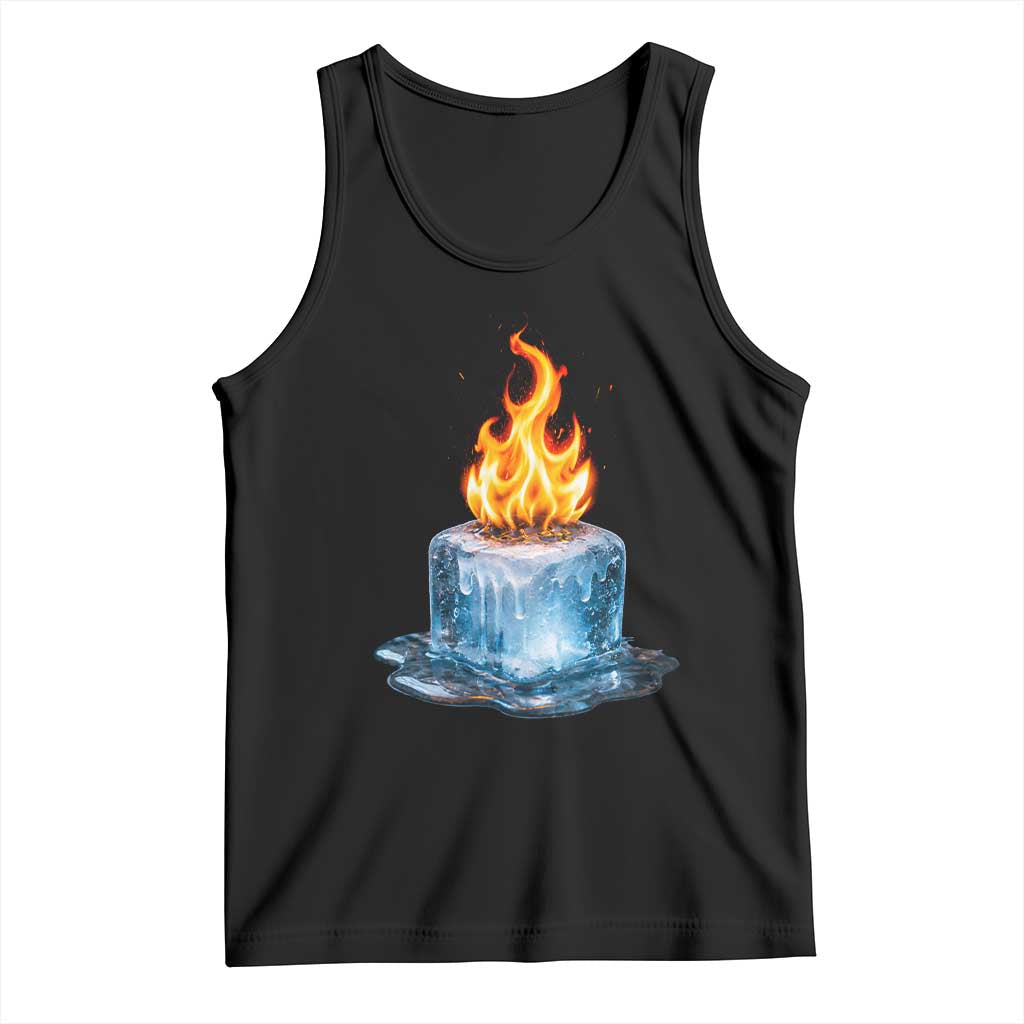 Subtle Anti Ice Tank Top Ice Melting Satire Political Humor