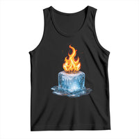 Subtle Anti Ice Tank Top Ice Melting Satire Political Humor