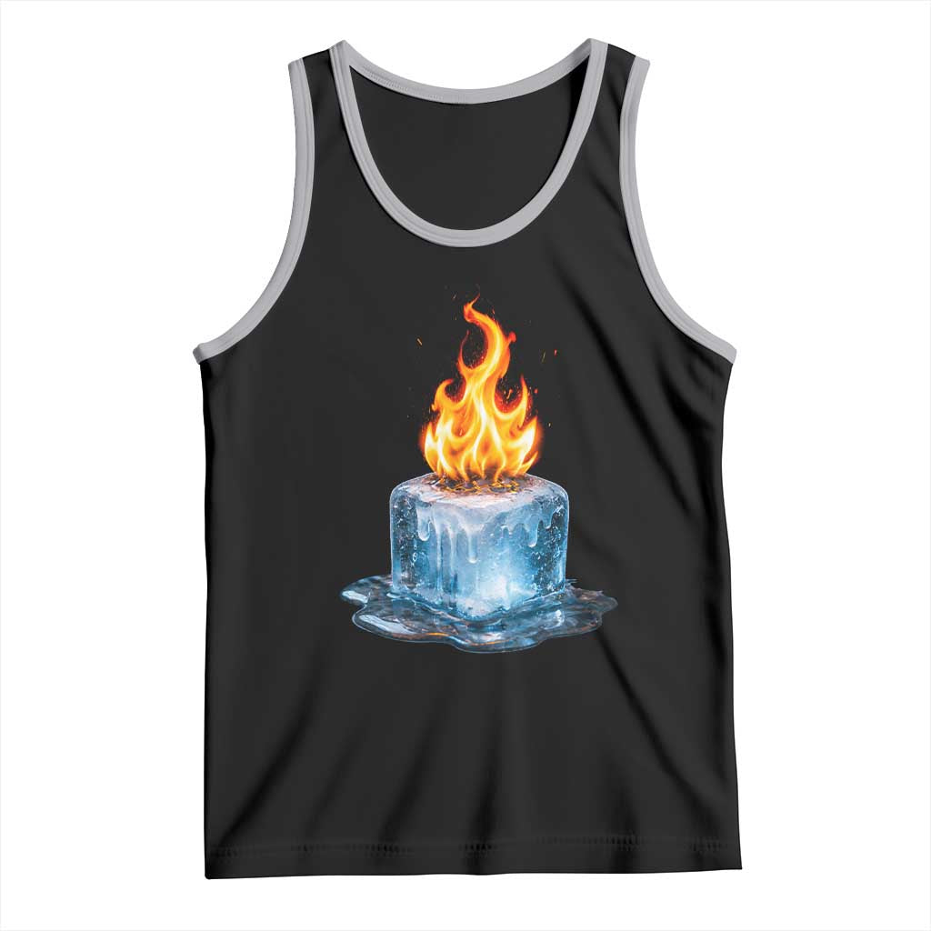 Subtle Anti Ice Tank Top Ice Melting Satire Political Humor