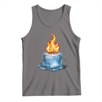 Subtle Anti Ice Tank Top Ice Melting Satire Political Humor