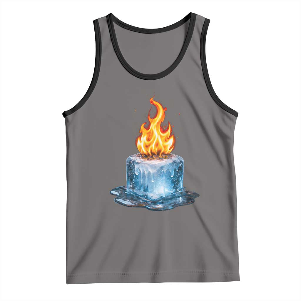 Subtle Anti Ice Tank Top Ice Melting Satire Political Humor
