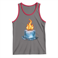 Subtle Anti Ice Tank Top Ice Melting Satire Political Humor