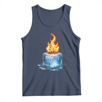 Subtle Anti Ice Tank Top Ice Melting Satire Political Humor