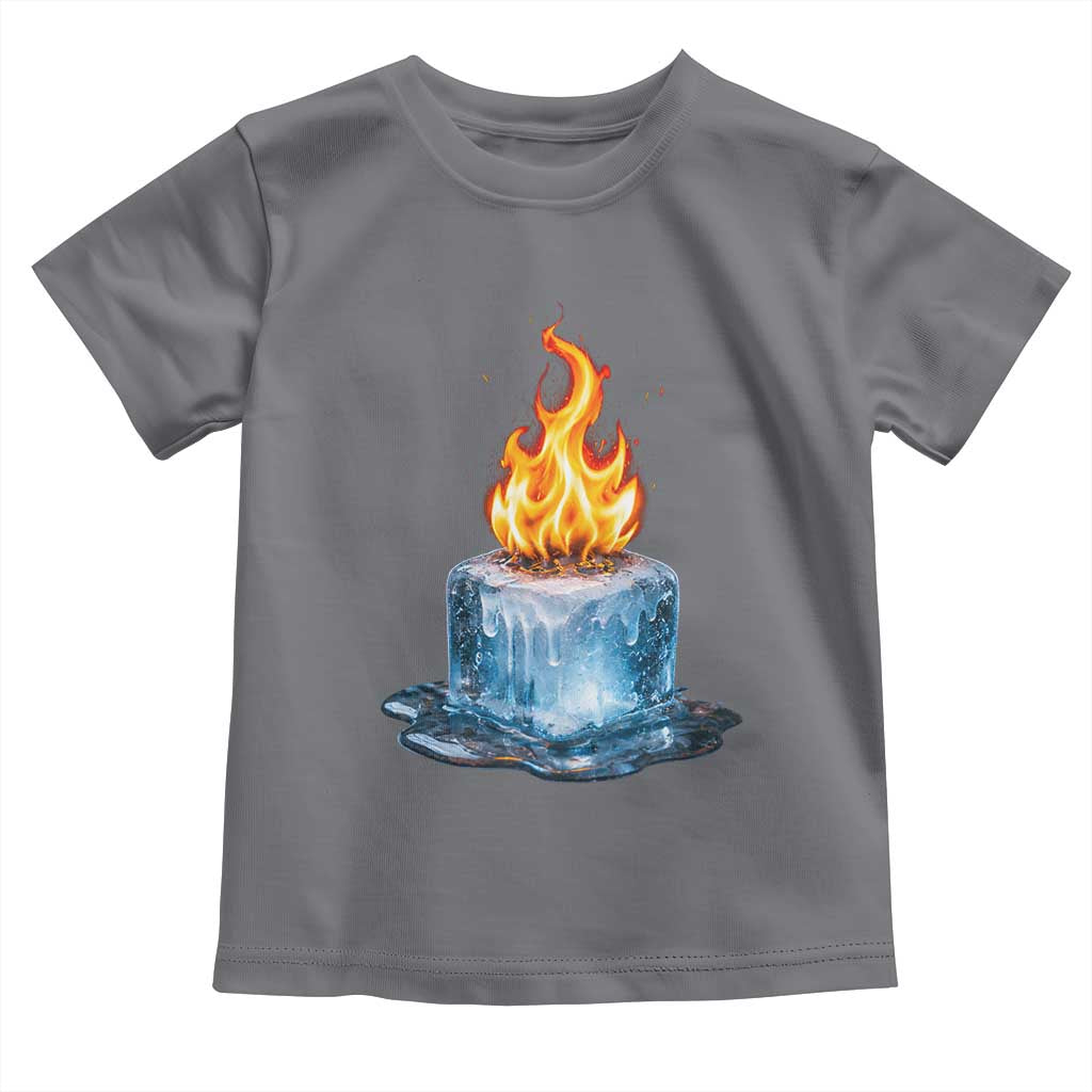 Subtle Anti Ice Toddler T Shirt Ice Melting Satire Political Humor