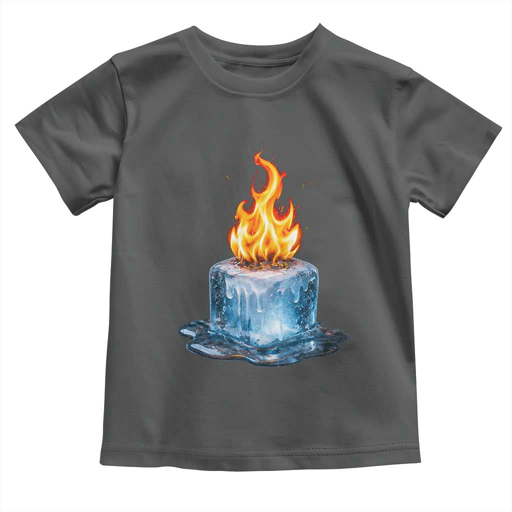 Subtle Anti Ice Toddler T Shirt Ice Melting Satire Political Humor