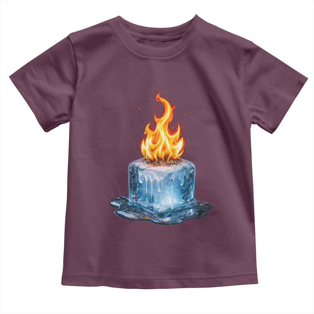 Subtle Anti Ice Toddler T Shirt Ice Melting Satire Political Humor