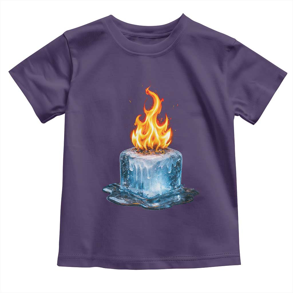 Subtle Anti Ice Toddler T Shirt Ice Melting Satire Political Humor