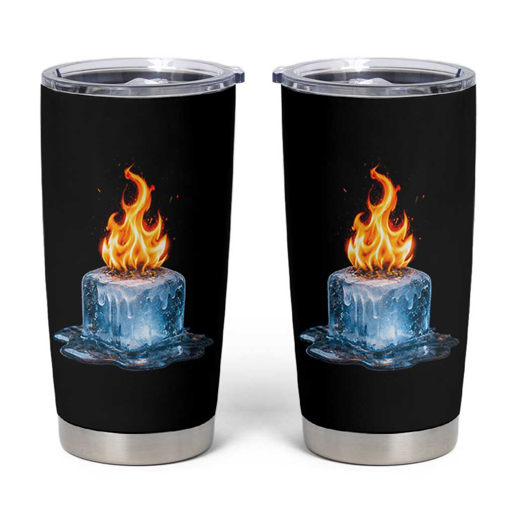 Subtle Anti Ice Tumbler Cup Ice Melting Satire Political Humor