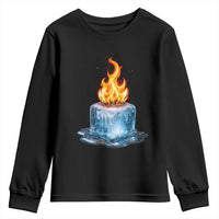 Subtle Anti Ice Youth Sweatshirt Ice Melting Satire Political Humor