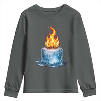 Subtle Anti Ice Youth Sweatshirt Ice Melting Satire Political Humor