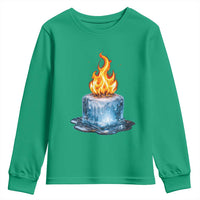 Subtle Anti Ice Youth Sweatshirt Ice Melting Satire Political Humor