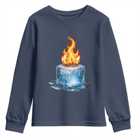 Subtle Anti Ice Youth Sweatshirt Ice Melting Satire Political Humor