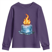 Subtle Anti Ice Youth Sweatshirt Ice Melting Satire Political Humor