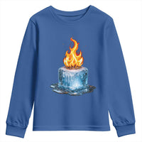 Subtle Anti Ice Youth Sweatshirt Ice Melting Satire Political Humor