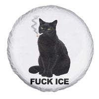 Fck Ice Smoking Cat Spare Tire Cover Subtle FDT Black Cat Meme