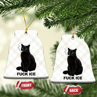 Fck Ice Smoking Cat Ceramic Ornament Subtle FDT Black Cat Meme