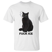 Fck Ice Smoking Cat T Shirt Subtle FDT Black Cat Meme