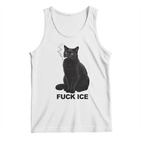 Fck Ice Smoking Cat Tank Top Subtle FDT Black Cat Meme