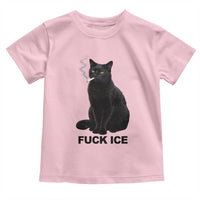 Fck Ice Smoking Cat Toddler T Shirt Subtle FDT Black Cat Meme