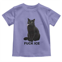 Fck Ice Smoking Cat Toddler T Shirt Subtle FDT Black Cat Meme
