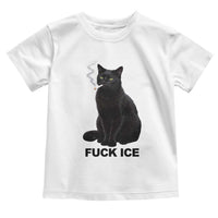 Fck Ice Smoking Cat Toddler T Shirt Subtle FDT Black Cat Meme