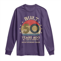 Funny 50th Birthday Long Sleeve Shirt Vintage Retro Built 50 Years Ago