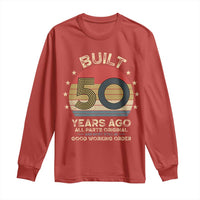 Funny 50th Birthday Long Sleeve Shirt Vintage Retro Built 50 Years Ago
