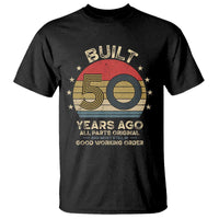 Funny 50th Birthday T Shirt Vintage Retro Built 50 Years Ago