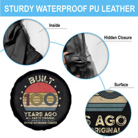 Funny 100th Birthday Spare Tire Cover Vintage Retro Built 100 Years Ago
