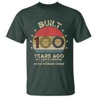 Funny 100th Birthday T Shirt Vintage Retro Built 100 Years Ago