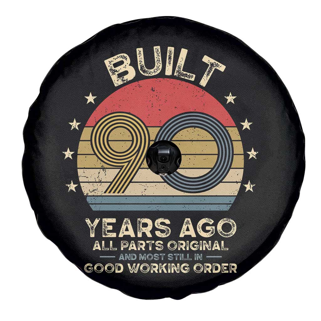Funny 90th Birthday Spare Tire Cover Vintage Retro Built 90 Years Ago