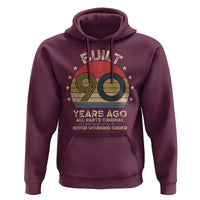 Funny 90th Birthday Hoodie Vintage Retro Built 90 Years Ago