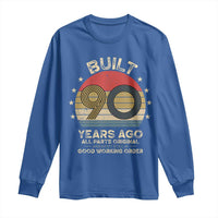 Funny 90th Birthday Long Sleeve Shirt Vintage Retro Built 90 Years Ago