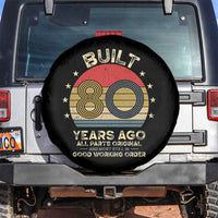 Funny 80th Birthday Spare Tire Cover Vintage Retro Built 80 Years Ago