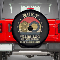 Funny 80th Birthday Spare Tire Cover Vintage Retro Built 80 Years Ago