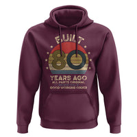 Funny 80th Birthday Hoodie Vintage Retro Built 80 Years Ago
