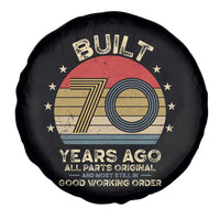 Funny 70th Birthday Spare Tire Cover Vintage Retro Built 70 Years Ago