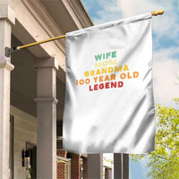 100th Birthday Gifts For Women Garden Flag Wife Mom Grandma 100 Year Old Legend