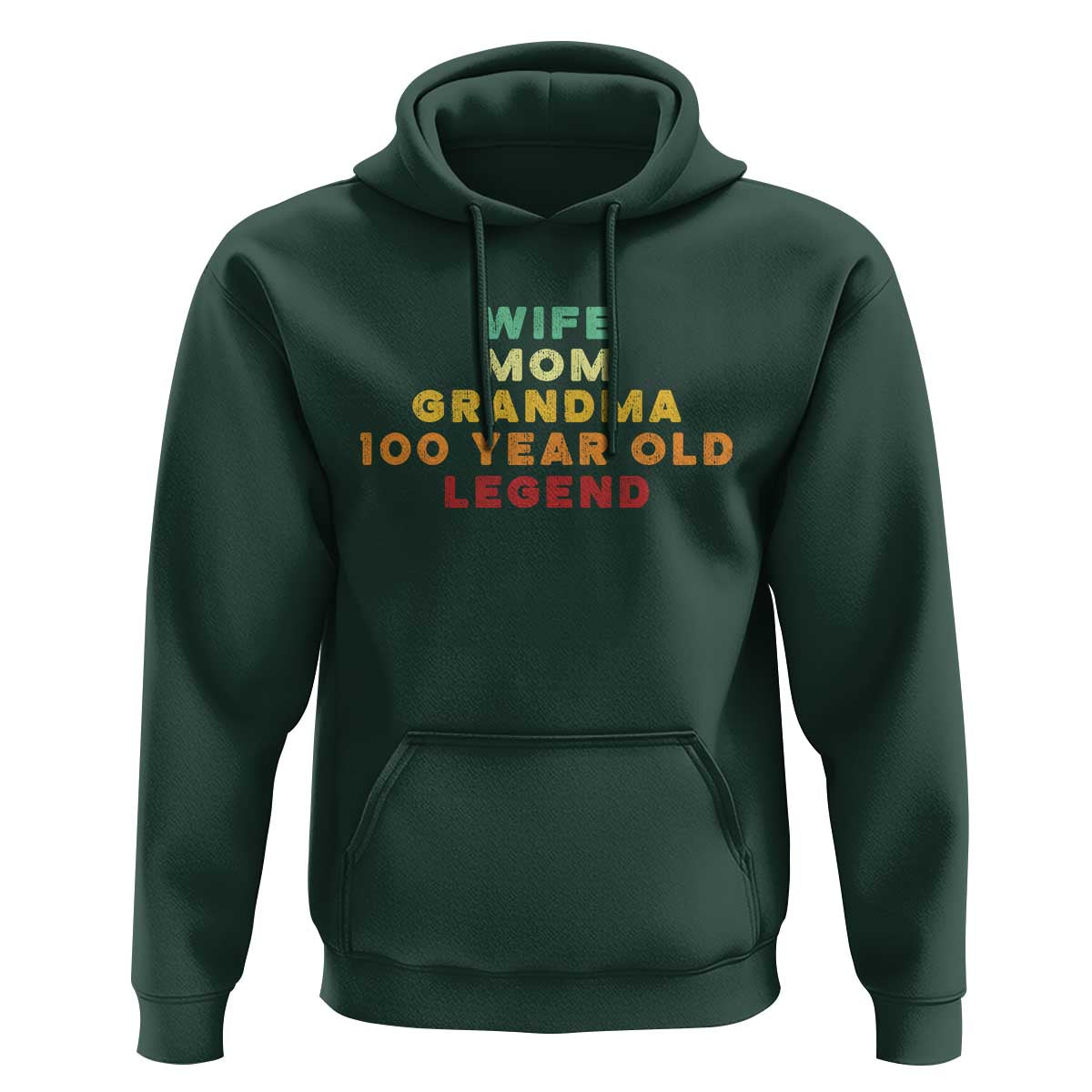 100th Birthday Gifts For Women Hoodie Wife Mom Grandma 100 Year Old Legend