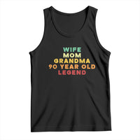 90th Birthday Gifts For Women Tank Top Wife Mom Grandma 90 Year Old Legend