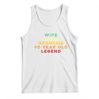 90th Birthday Gifts For Women Tank Top Wife Mom Grandma 90 Year Old Legend