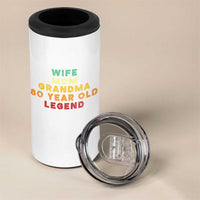 80th Birthday Gifts For Women 4 in 1 Can Cooler Tumbler Wife Mom Grandma 80 Year Old Legend