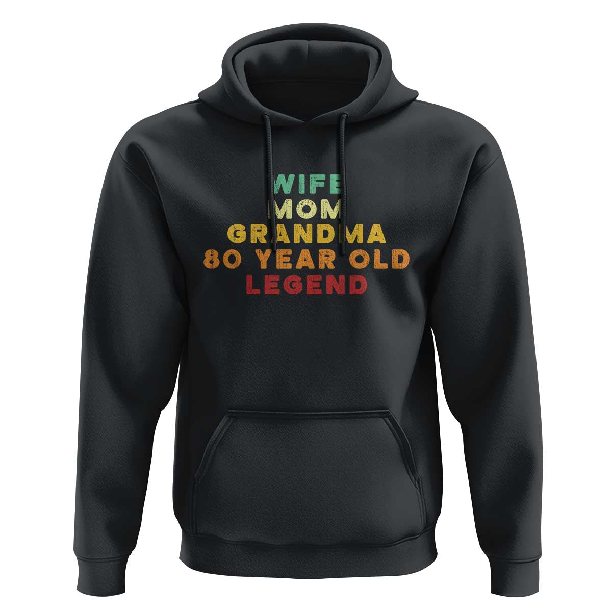 80th Birthday Gifts For Women Hoodie Wife Mom Grandma 80 Year Old Legend