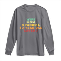 80th Birthday Gifts For Women Long Sleeve Shirt Wife Mom Grandma 80 Year Old Legend