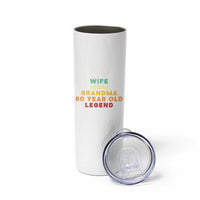 80th Birthday Gifts For Women Skinny Tumbler Wife Mom Grandma 80 Year Old Legend