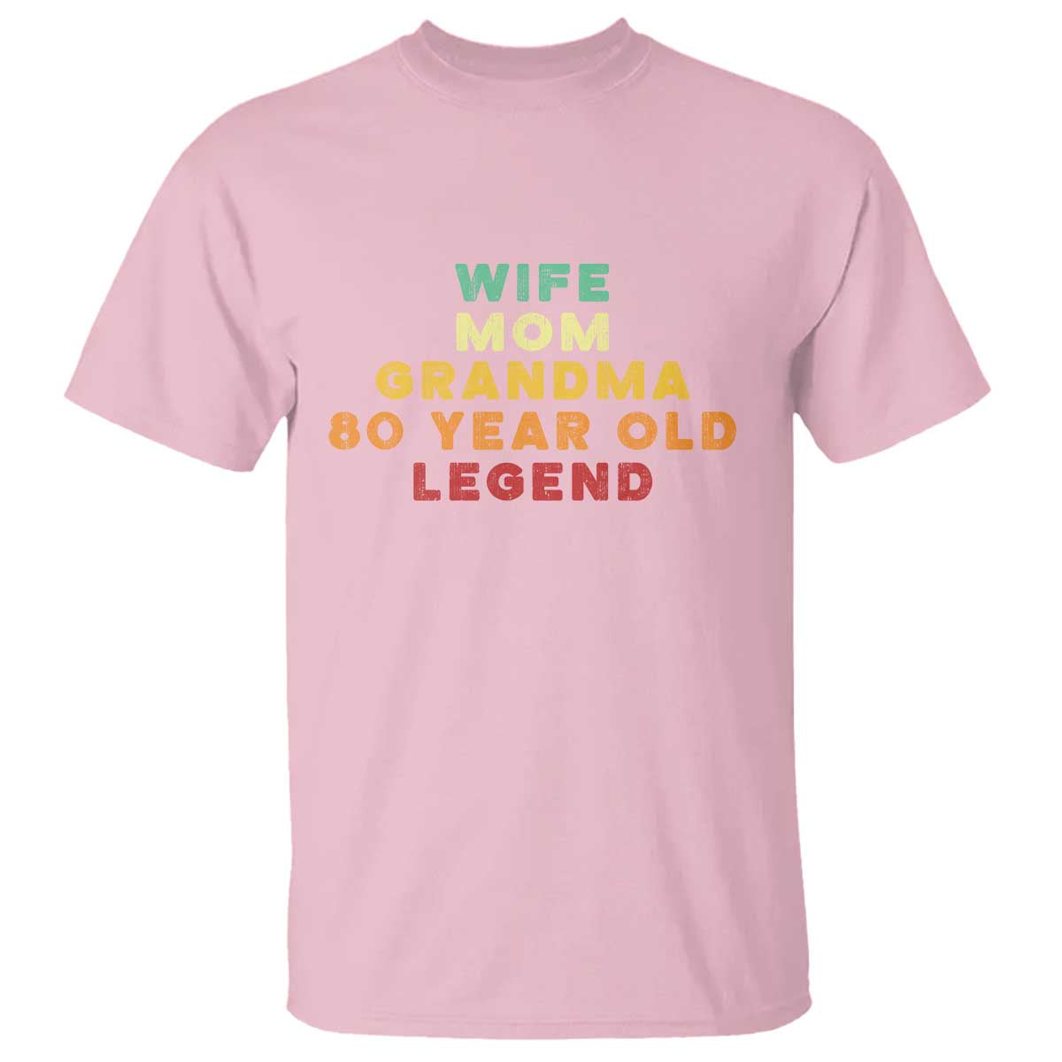80th Birthday Gifts For Women T Shirt Wife Mom Grandma 80 Year Old Legend