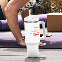 80th Birthday Gifts For Women Tumbler With Handle Wife Mom Grandma 80 Year Old Legend