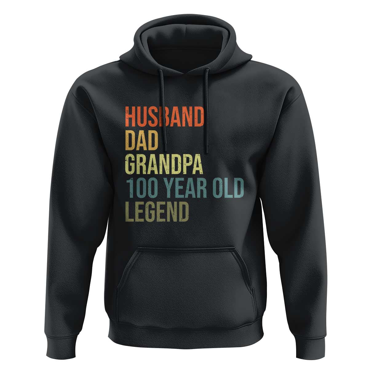 100th Birthday Hoodie Husband Dad Grandpa 100 Year Old Legend