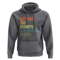 100th Birthday Hoodie Husband Dad Grandpa 100 Year Old Legend