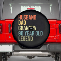 90th Birthday Spare Tire Cover Husband Dad Grandpa 90 Year Old Legend
